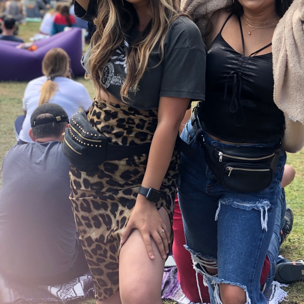 Leopard skirt